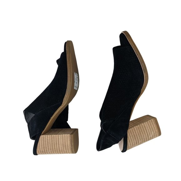 NEW Cole Haan Black Suede Slingback Bootie Size 5.5B - Picture 6 of 9